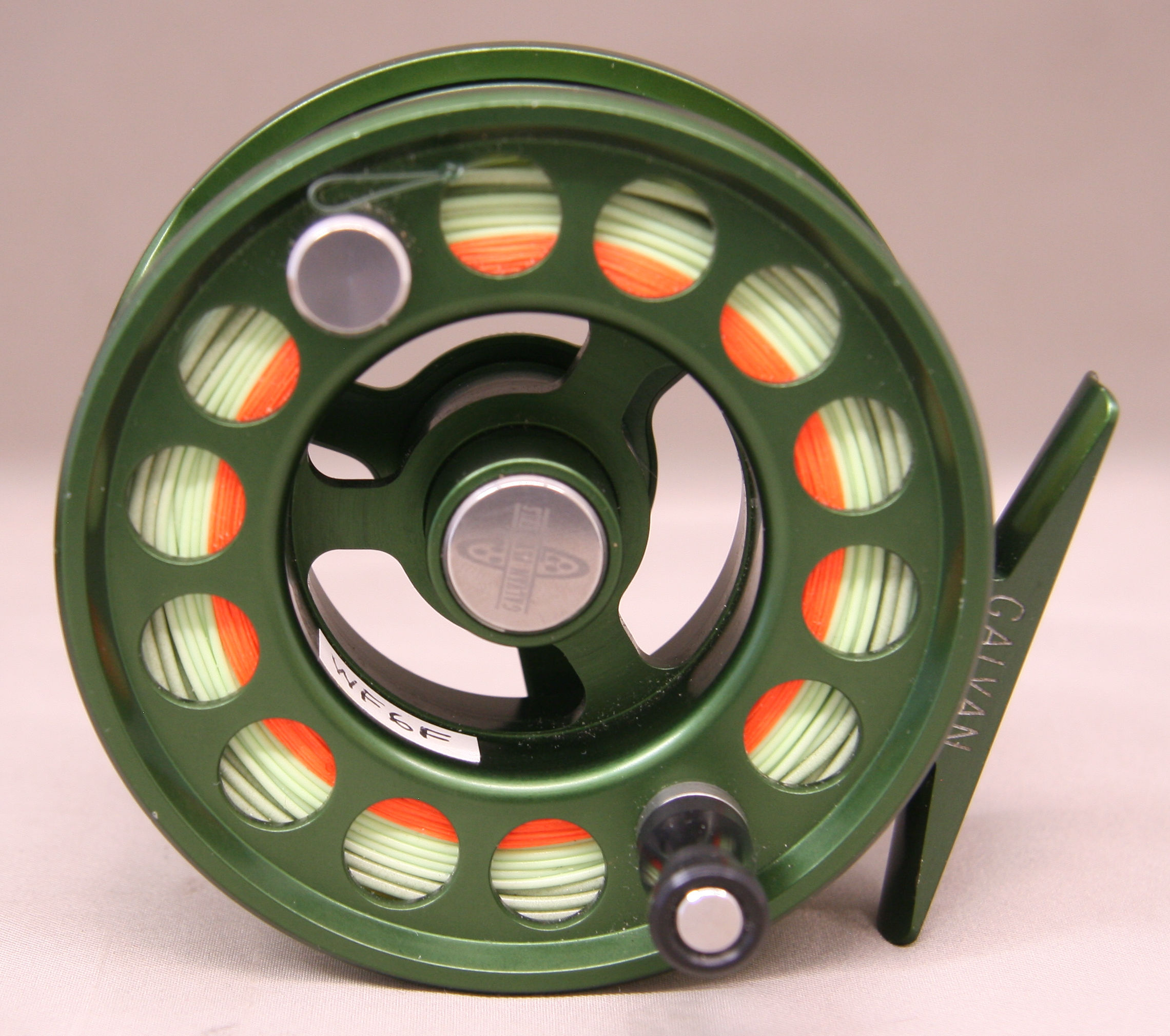 Model OB5 fly reel and spool. Preview